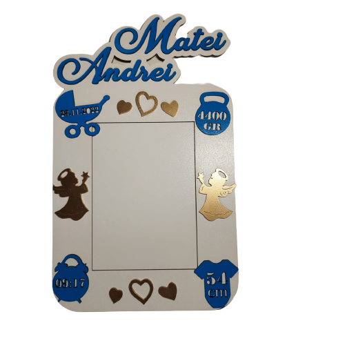 Ramă foto personalizată copii cu accesorii [1]