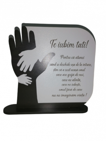 Aniversare - Plachetă cu mână