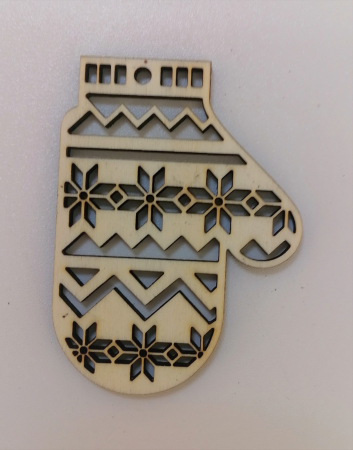 Articole de Crăciun - Mănuşă cu decupaje