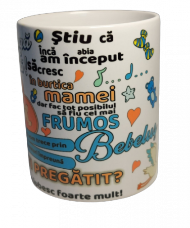 Cană albă cu mesaj pentru viitor tătic  [1]