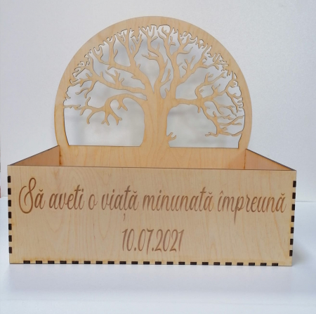 Cutii, Cosuri și Tavi - Cutie placaj