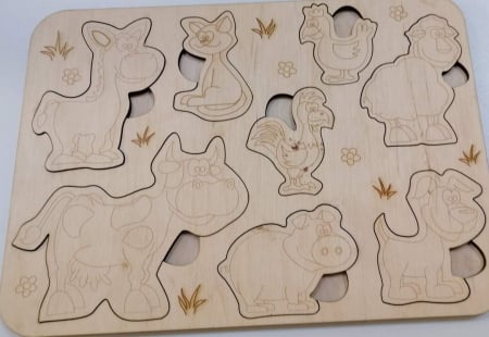 Diverse - Puzzle din lemn