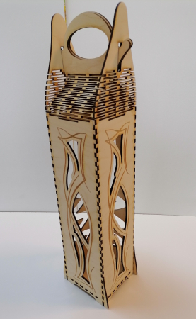 Aniversare - Cutie pentru vin cu mâner flexibil