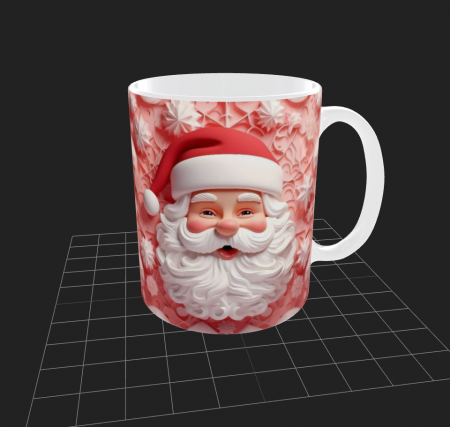 Articole de Crăciun - Cana cu Moș Crăciun