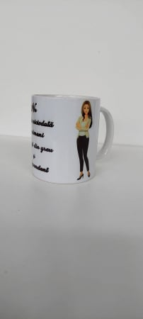 Diverse - Cană albă cu mesaj motivațional