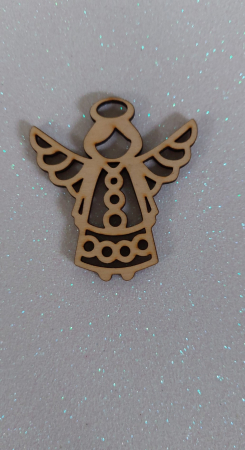 Articole de Crăciun - Ingeras cu cercuri