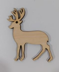 Articole de Crăciun - Blank model cerb pentru  decorat
