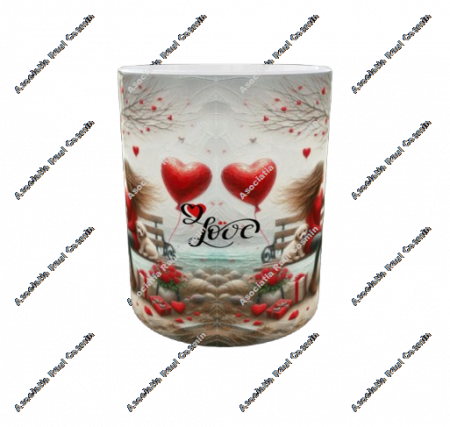 Cana alba de ziua îndrăgostiților - model 1 [1]