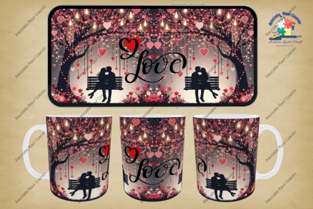 Cana alba de ziua îndrăgostiților - model 2 [3]