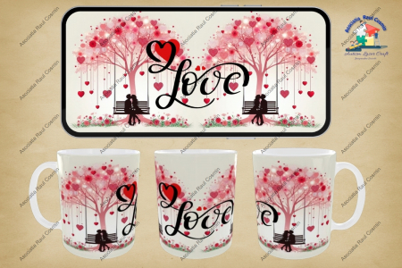 Cana alba de ziua îndrăgostiților - model 3 [3]