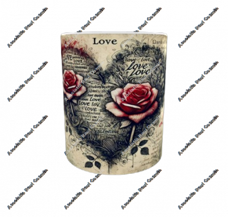 Cana alba de ziua îndrăgostiților - Vintage [1]