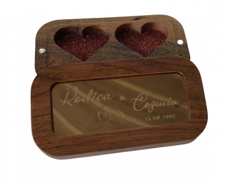 Cutie Verighete din lemn [2]