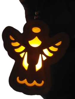 Decoratiune de Craciun cu led - model ingeras [1]