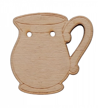 Mărţişor - Figurină lemn-cană