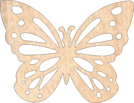 Sarbatori - Fluture cu decupaj - model 1