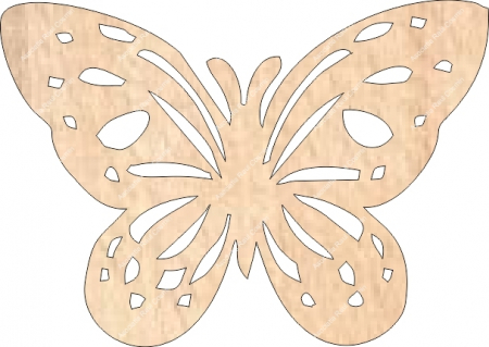 Sarbatori - Fluture cu decupaj - model 2