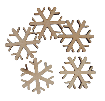 Articole de Crăciun - Set fulgi de zapada