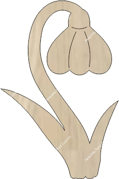 Sarbatori - Ghiocel simplu - model 2