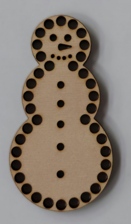 Articole de Crăciun - Glob Om de zăpadă pentru cusut