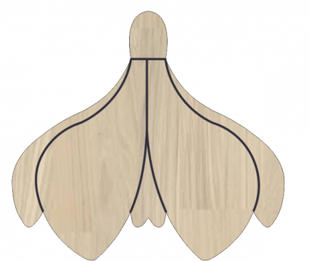 Mărţişor - Martisor cap ghiocel model 1