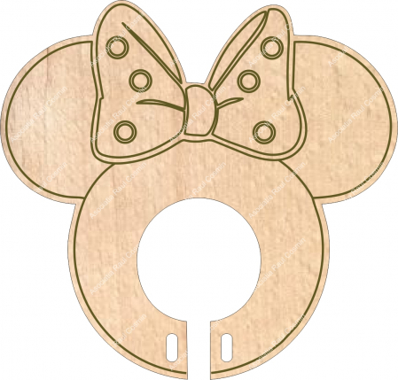 Sarbatori - Martisor Minnie Mouse cu locas pentru acadea Lollypops