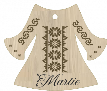 Mărţişor - Martisor- model Ie femeie