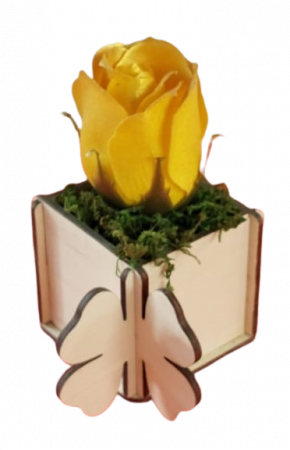 Cutie pentru aranjamente florale  cu trifoi [1]