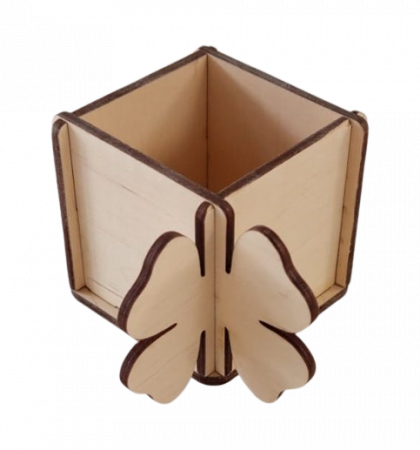 Cutii, Cosuri și Tavi - Cutie pentru aranjamente florale  cu trifoi