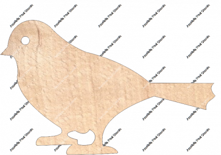 Sarbatori - Pasare - baza lemn pentru martisor