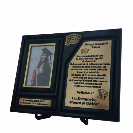 Plachete - Plachetă de Absolvire Personalizată - Un Cadou Memorabil pentru Ocazii Speciale