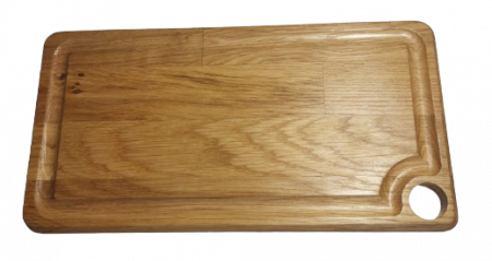 Platouri şi tocătoare - Tocător din lemn , de stejar, cu orificiu, de prindere