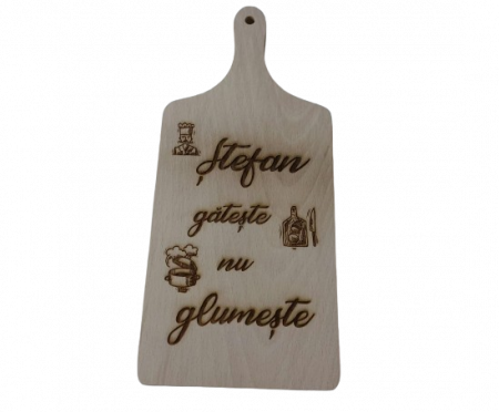 Platouri şi tocătoare - Tocător din lemn personalizat