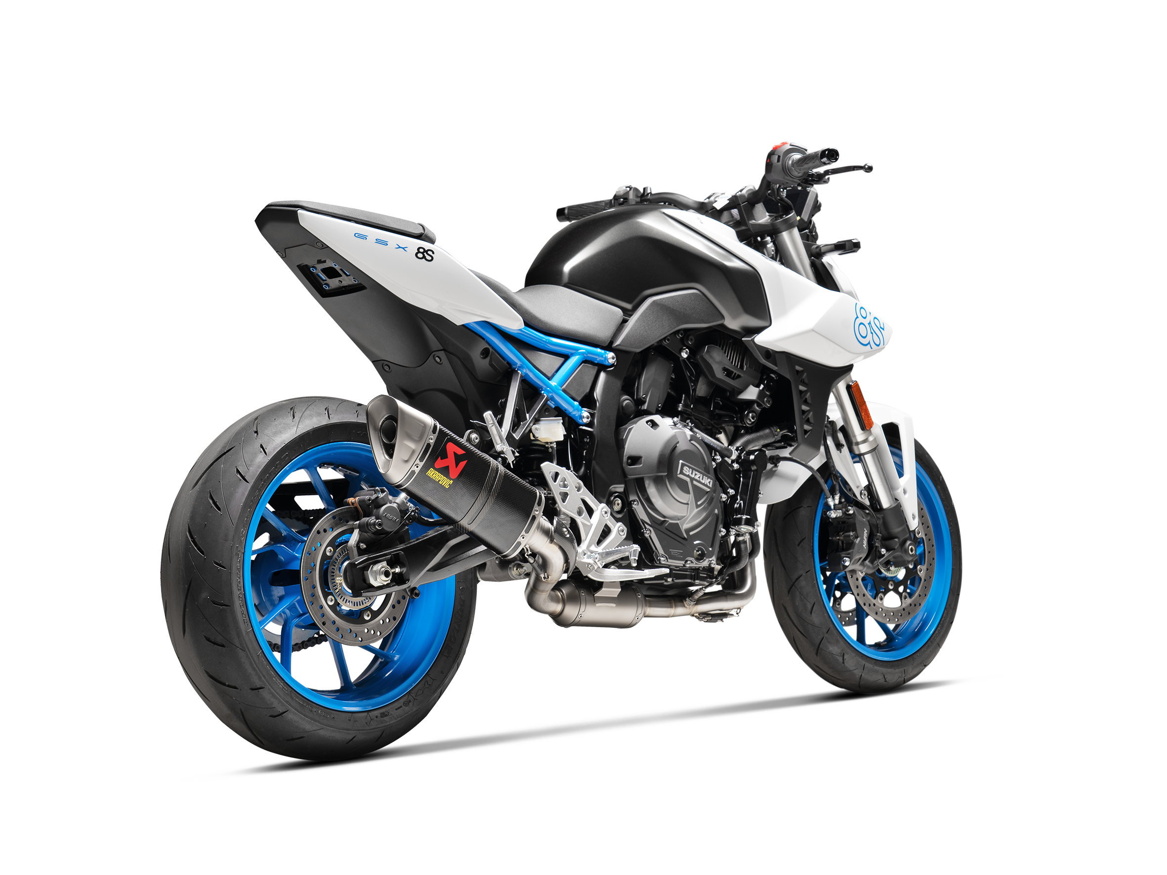 Evacuare completa inox/carbon Akrapovic Racing Line (Carbon) Suzuki GSX-8 S 2022-2024 [2]