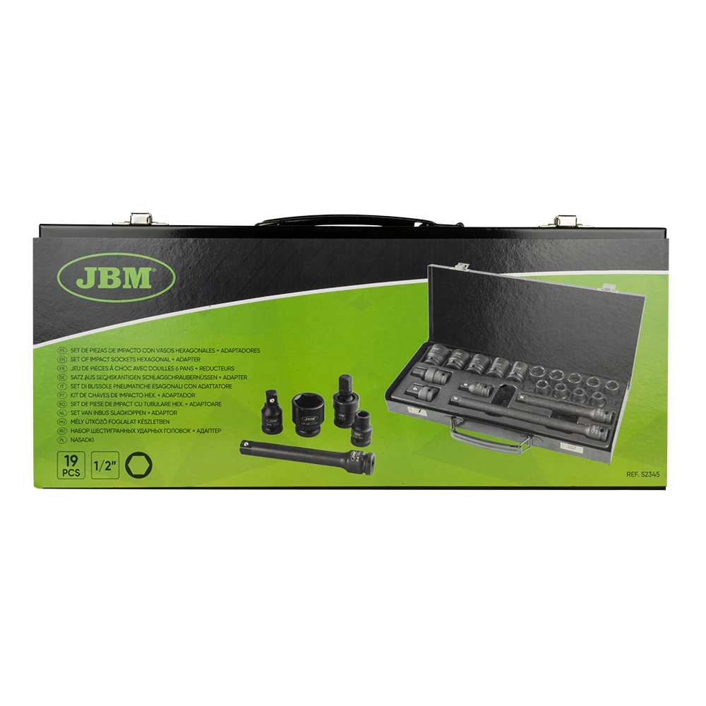 Set De 14 Tubulare De Impact Scurte 1/2` Jbm [6]