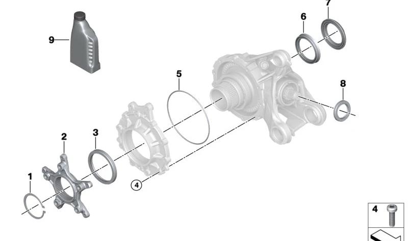 Ulei transmisie HYPOID AXEL OIL G3 - 500ml - BMW Motorrad [1]