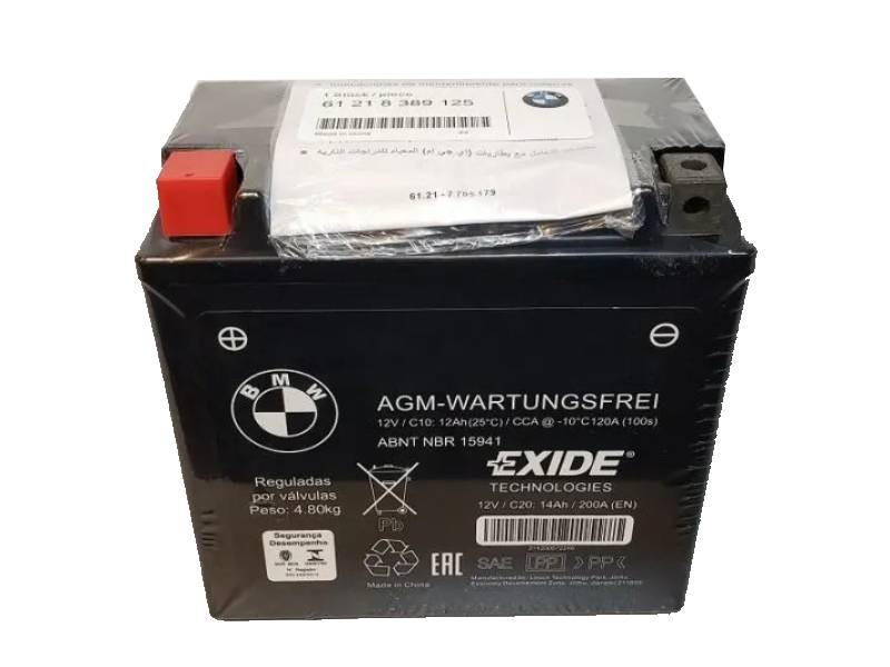 Consumabile BMW Motorrad - Baterie AGM - BMW Motorrad (EXIDE LTX14) K50, K51