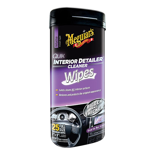 Intretinere interior - Set 30 șervetele umede curățare interior – Meguiar’s Quik Interior Detailer Wipes