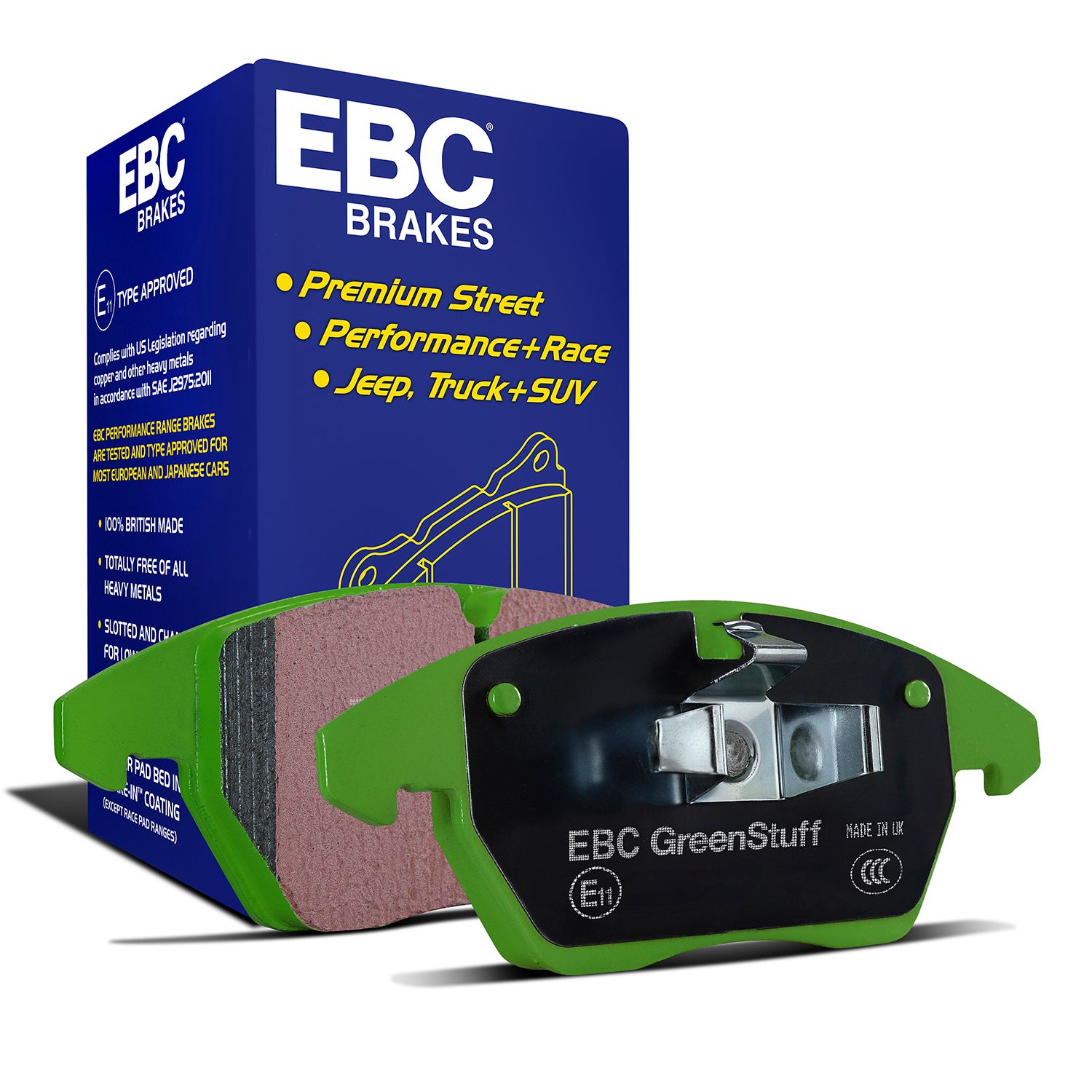 Piese auto - Set placute frana fata EBC Green Stuff DP22150 Audi, VW, Skoda, Seat