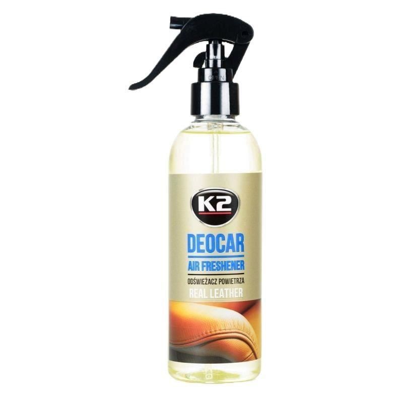 Odorizanti auto - Odorizant spray auto și interior K2 DEOCAR Real Leather 250ml – M117RL