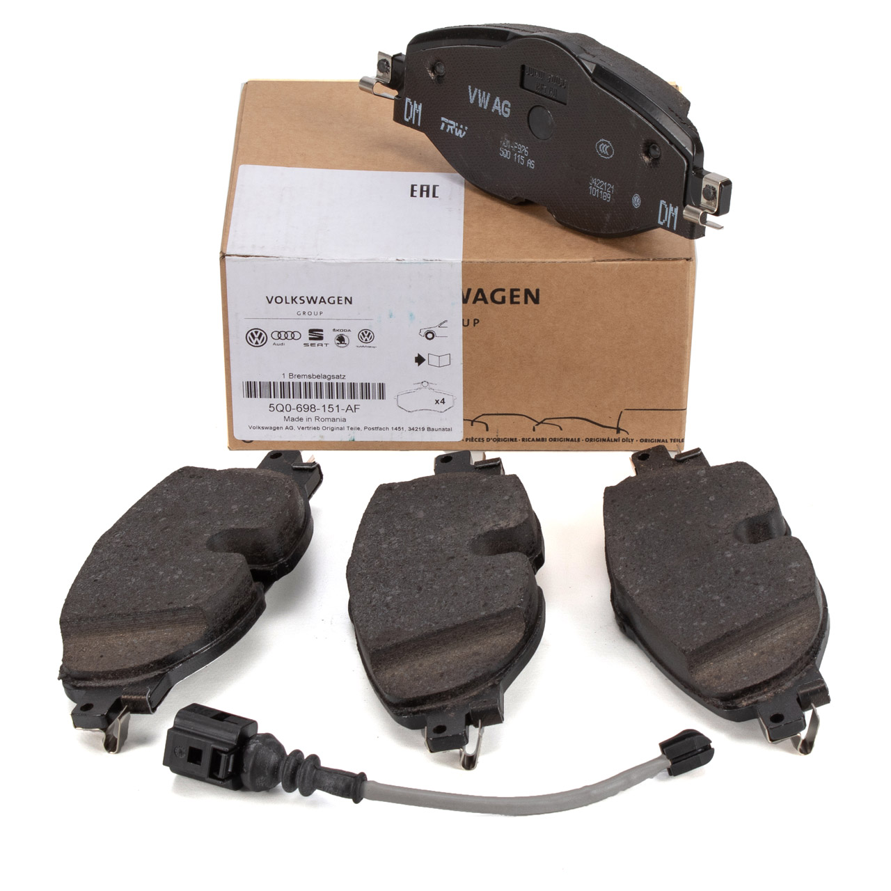 Piese auto - Set placute frana fata OE VW  5Q0698151AF Audi, VW, Skoda, Seat