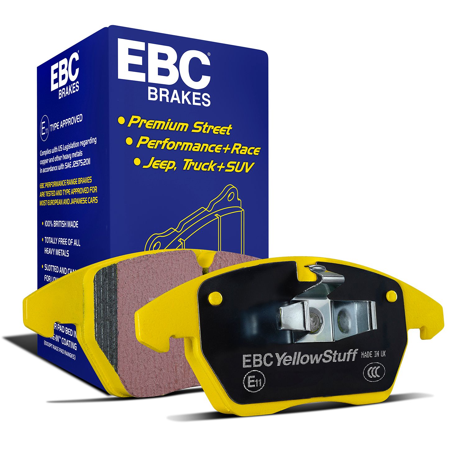 Piese auto - Set placute frana fata EBC Yellow Stuff DP42150R Audi, VW, Skoda, Seat