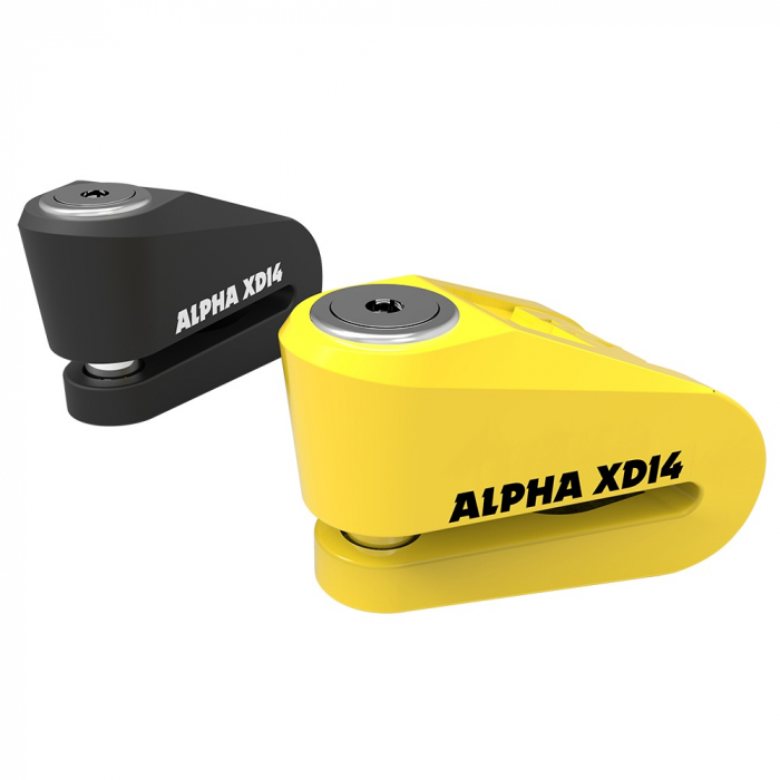 Antifurt Blocator Disc Frana Moto Oxford Alpha XD14 Disc Lock (14mm pin) Metal Negru LK275 [2]