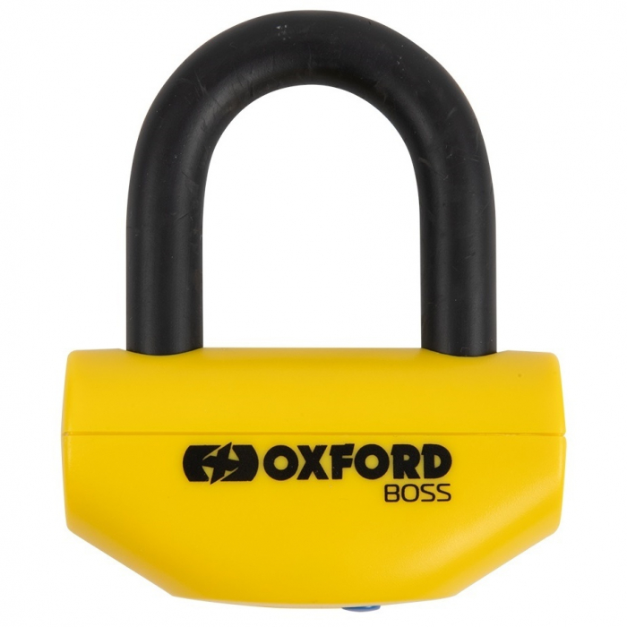 Antifurt Blocator Disc Frana Moto Oxford Boss 12.7mm Disc Lock Metal Galben OF39 [1]