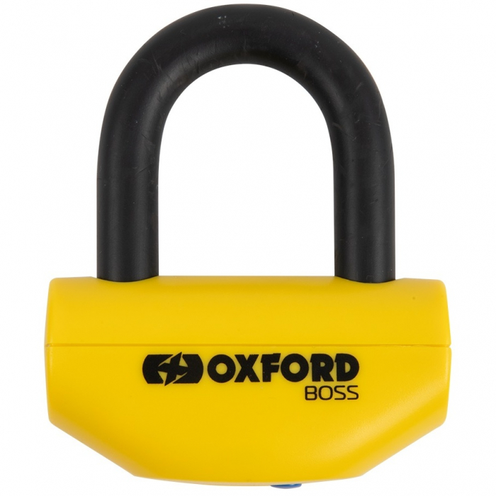 Antifurt Blocator Disc Frana Moto Oxford Boss Disc lock -16mm Shackle Metal Galben OF46 [1]