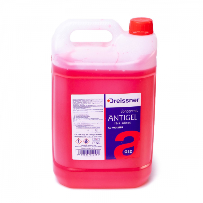 Antigel concentrat rosu G12 DREISSNER 5L [1]