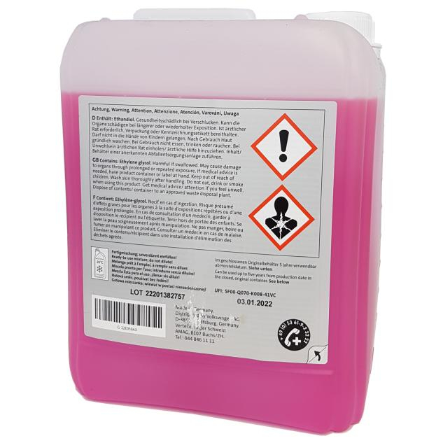 Antigel G12 EVO original Volkswagen Group, 5L, readymix -35°C, nediluabil [2]