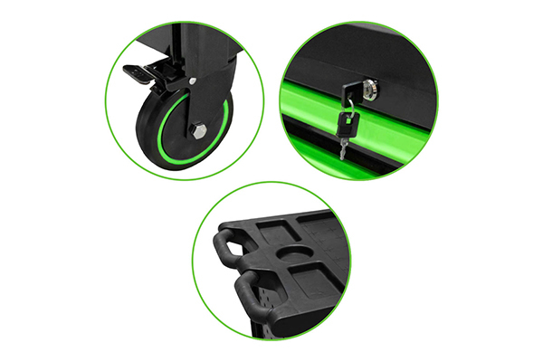Banc De Scule 7 Sertare Verde Echipat 172Buc Jbm [3]