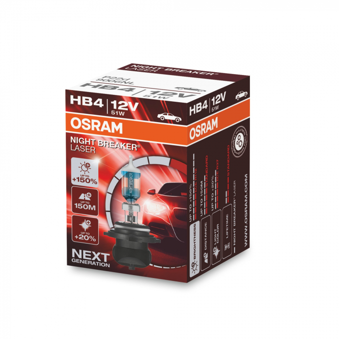 Bec 12V Hb4 51 W Night Breaker Laser Nextgen +150% Osram [1]