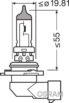 Bec 12V Hb4 51 W Original Blister 1 Buc Osram [3]