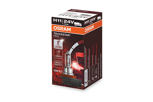 Bec Camion 24V H11 70 W Truckstar Pro +120% Nextgen Osram [3]